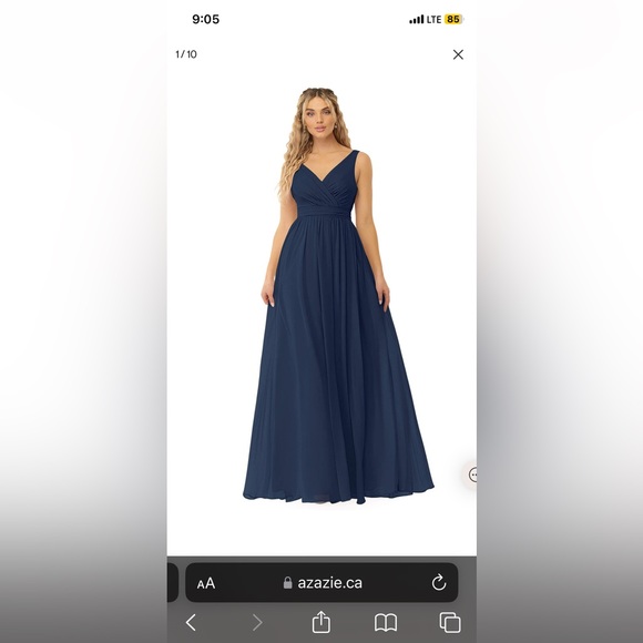 AZAZIE KORA
A-Line Convertible Chiffon Floor-Length Dress Pine - Picture 9 of 10